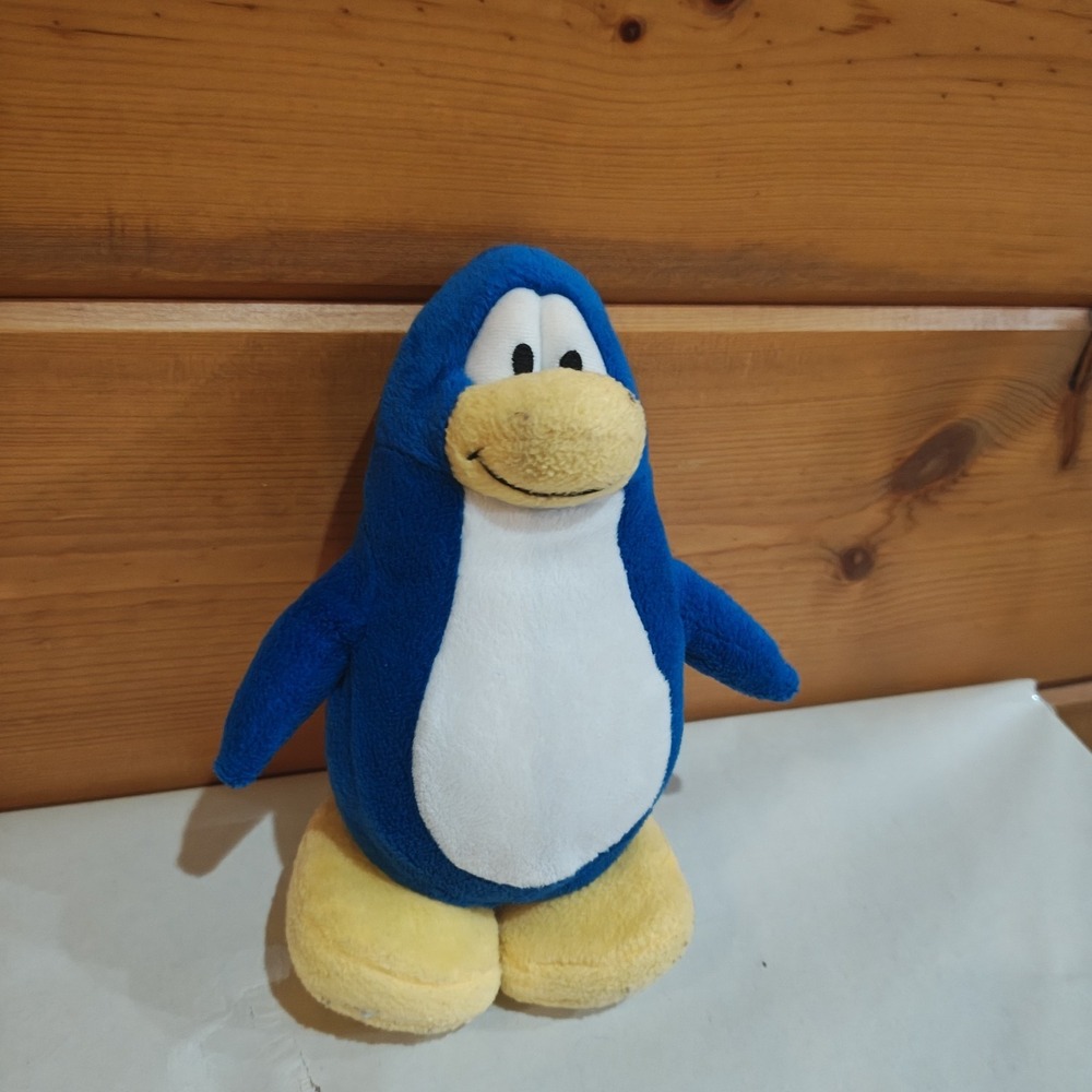 Disney Club Penguin Blue Squid Plush Squidzoid Octopus Stuffy [Missing Costume]
